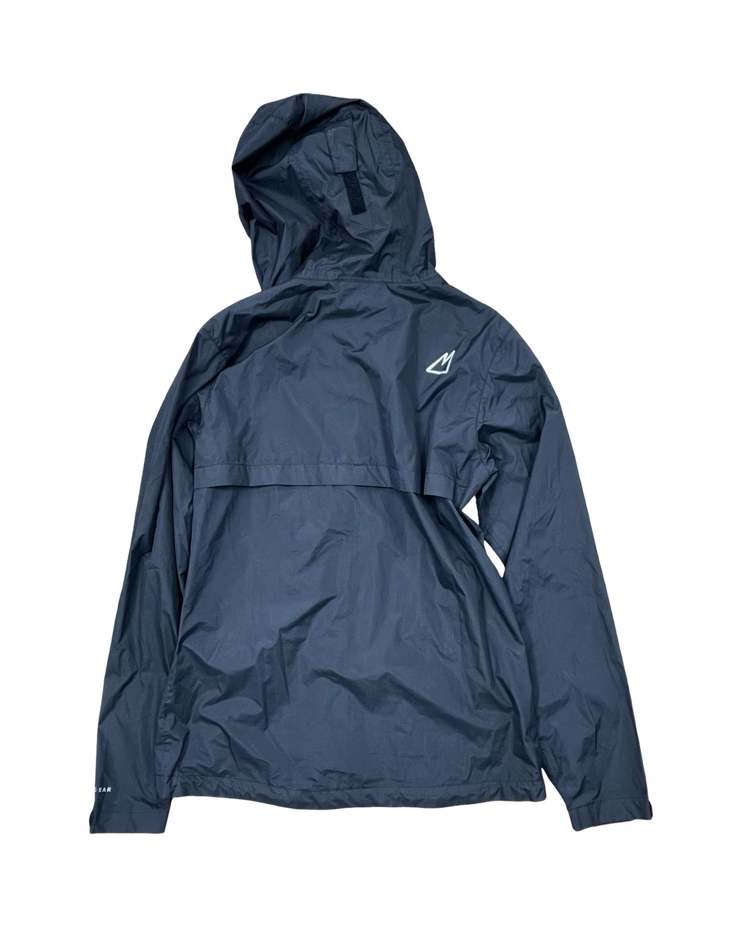 Coat Raincoat By Clothes Mentor In Black, Size:S