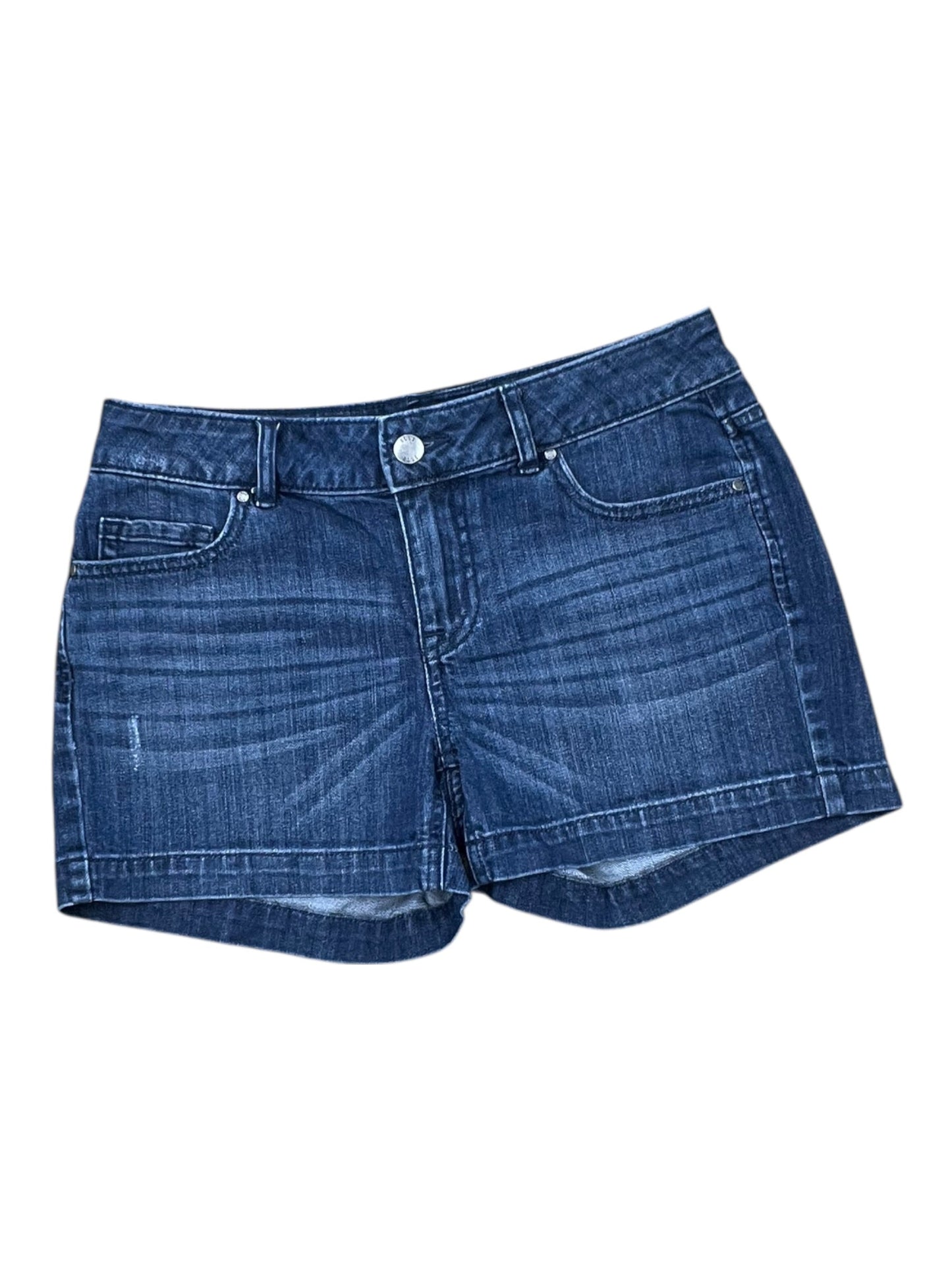 Shorts By Elle In Blue Denim, Size:2