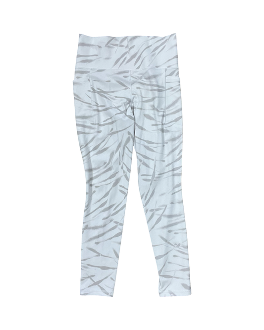 Athletic Leggings By Athleta In White, Size:M