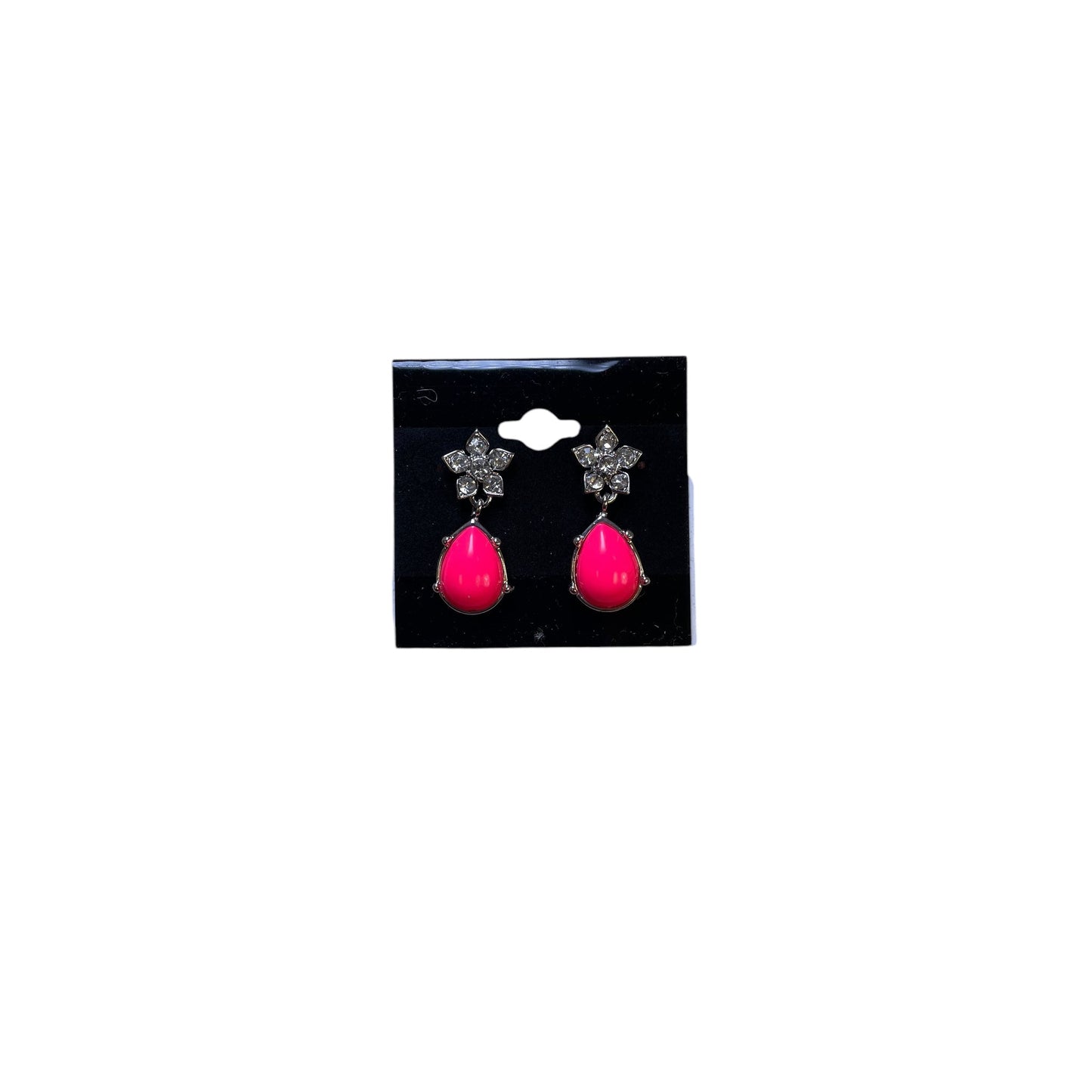 EARRINGS DANGLE/DROP by LOFT In PINK & SILVER