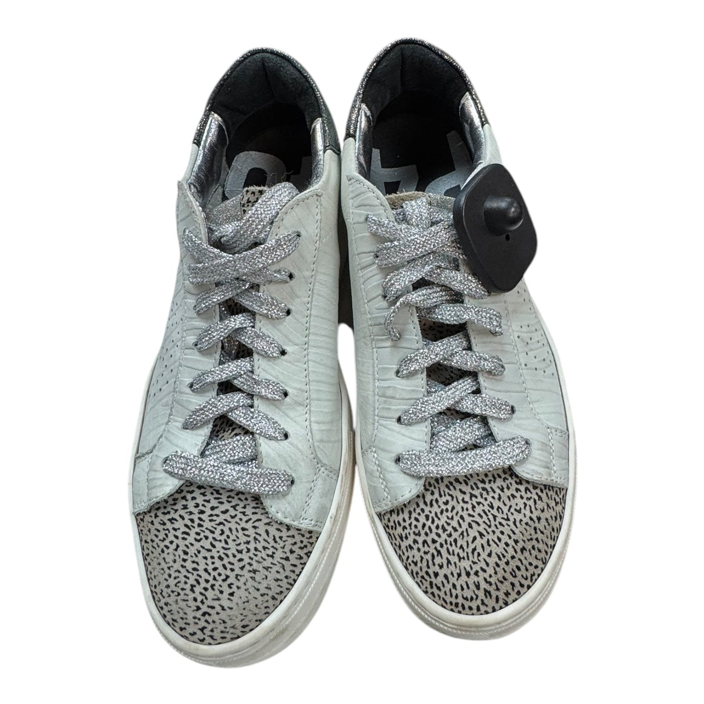 Shoes Designer By P448 In Grey & White, Size:7.5