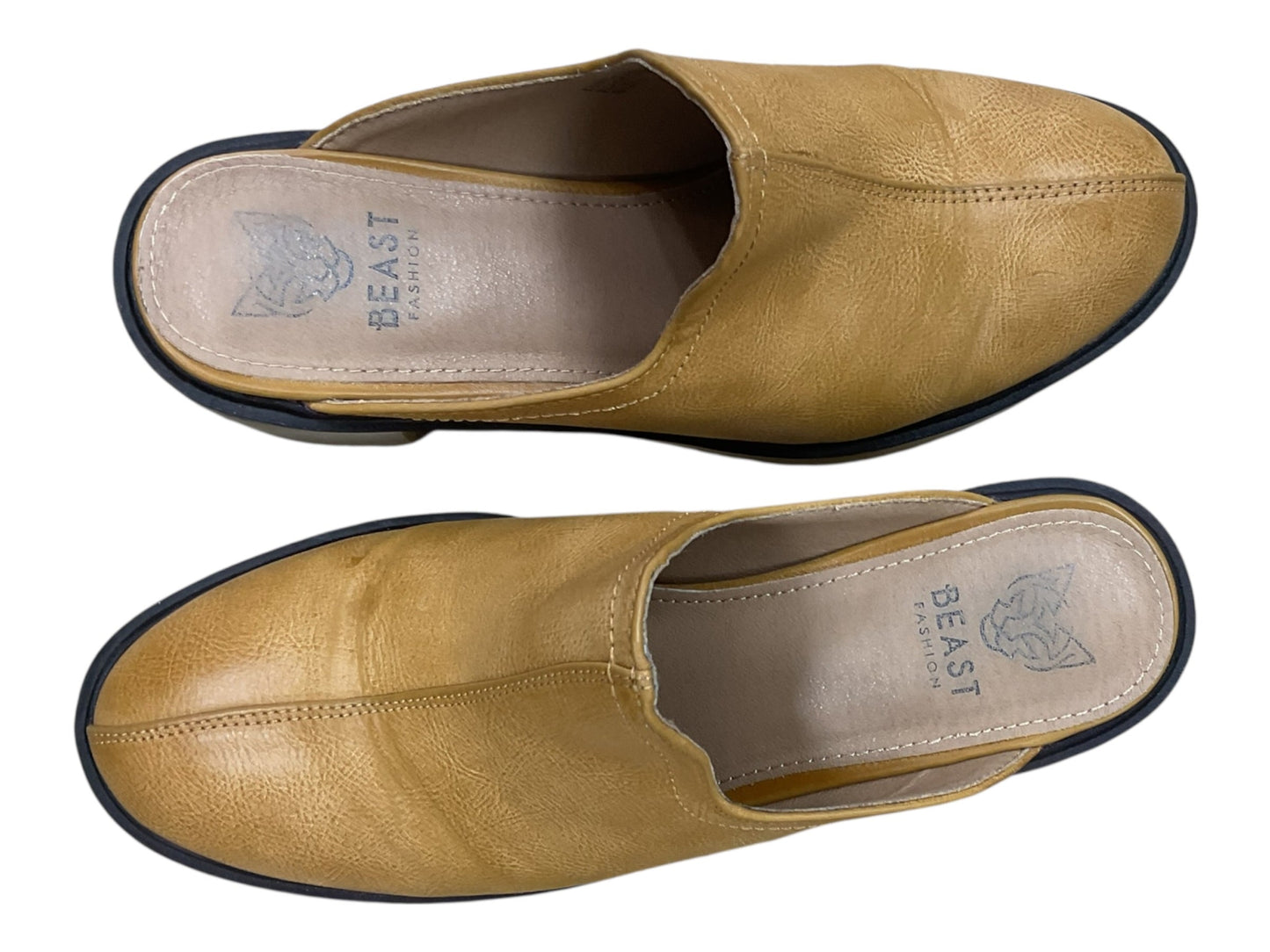 Shoes Heels Wedge By Clothes Mentor In Tan, Size:7