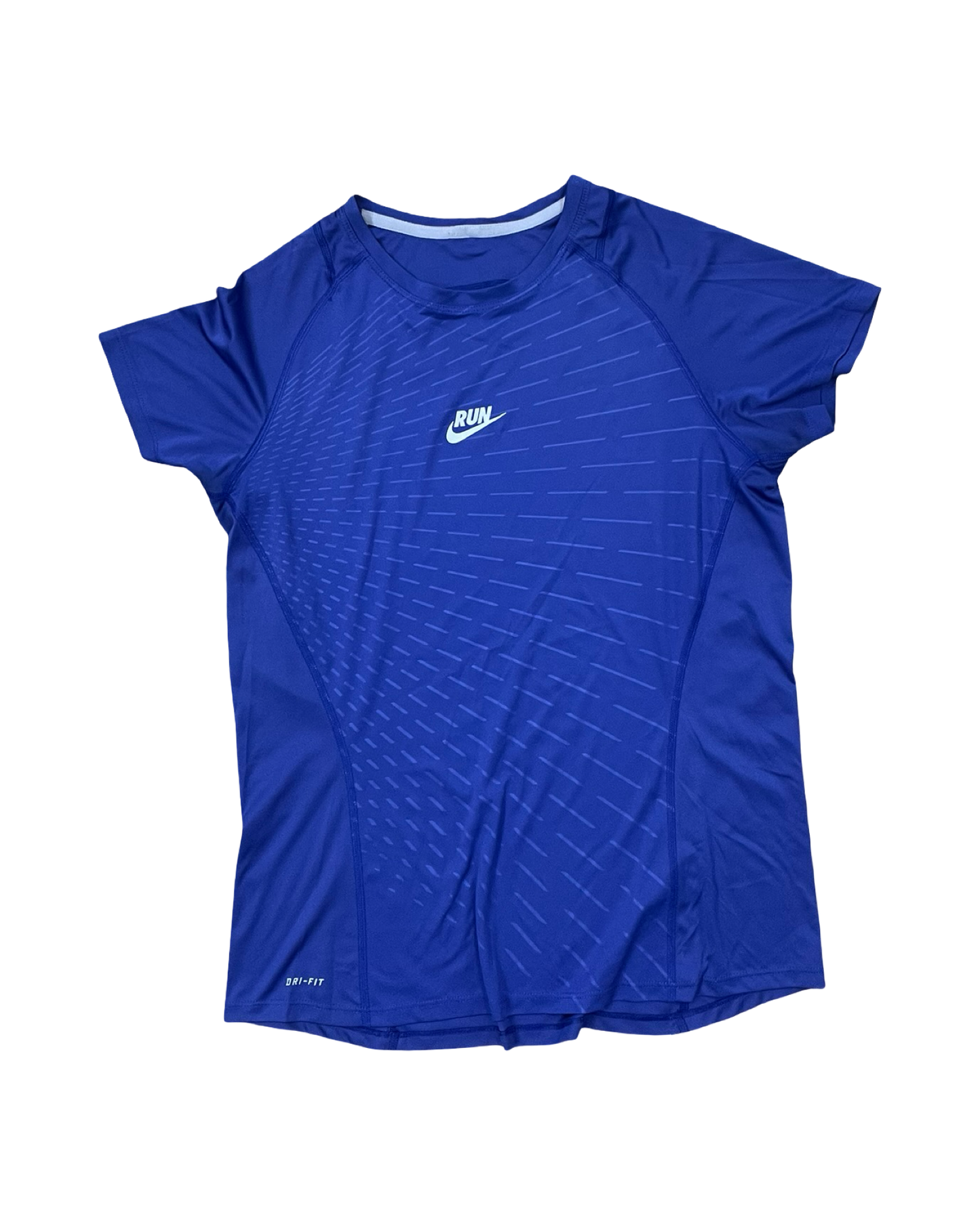 Athletic Top Ss By Nike In Blue, Size:L