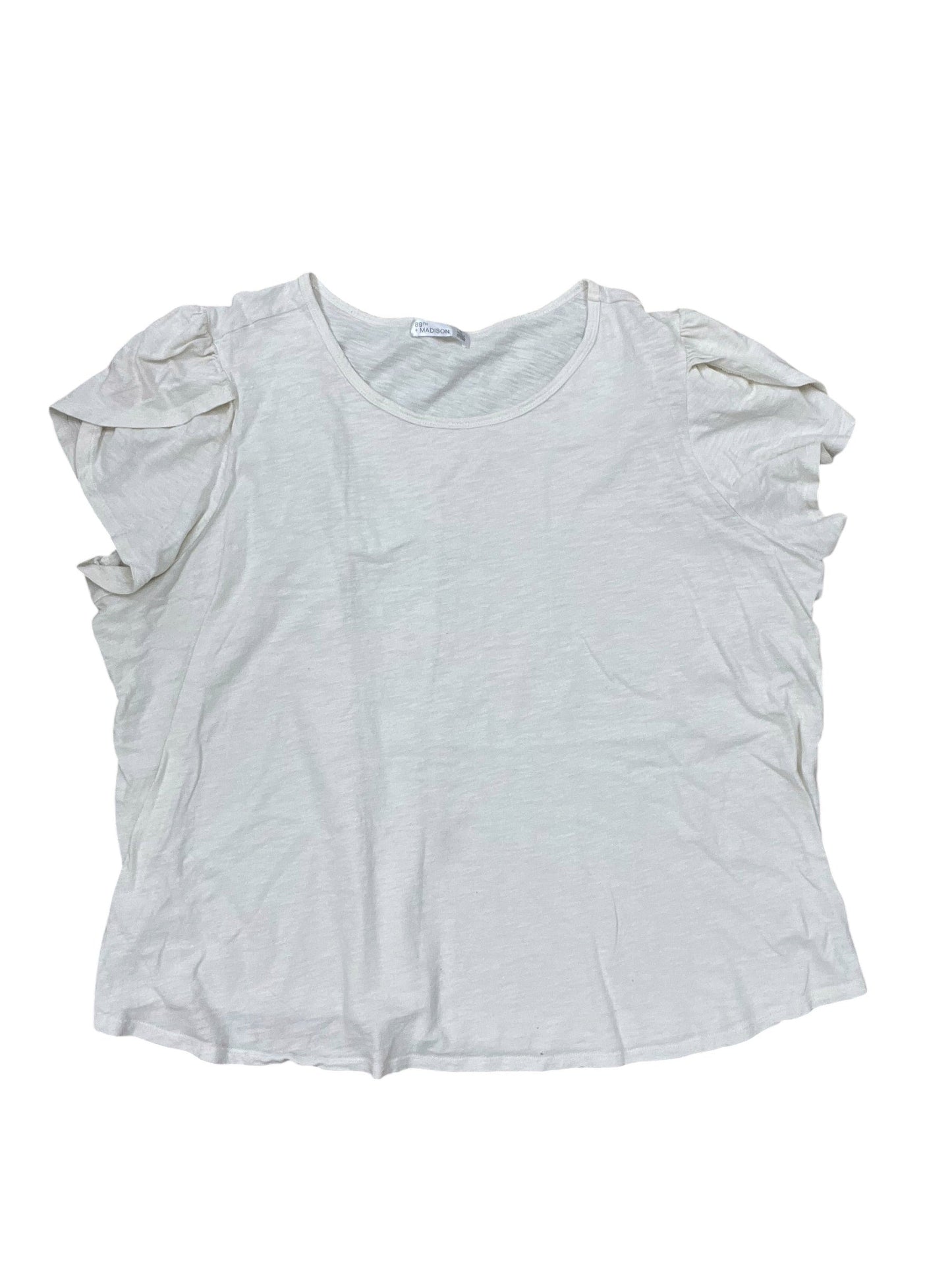 Top Ss By 89Th And Madison In Cream, Size:3X