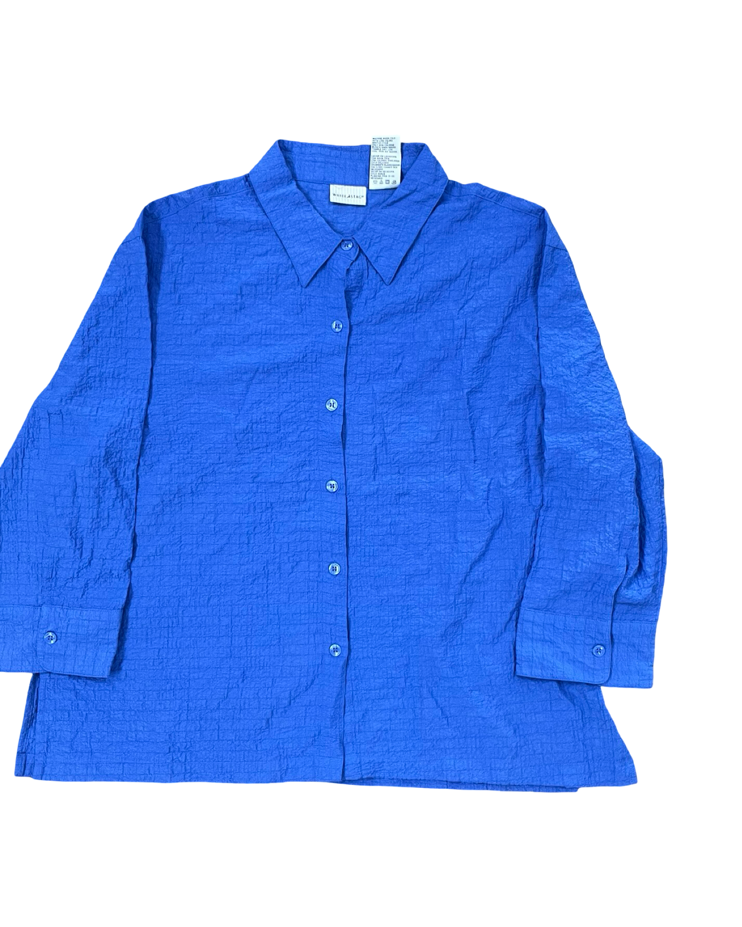 Blouse Ls By White Stag In Blue, Size:Xl