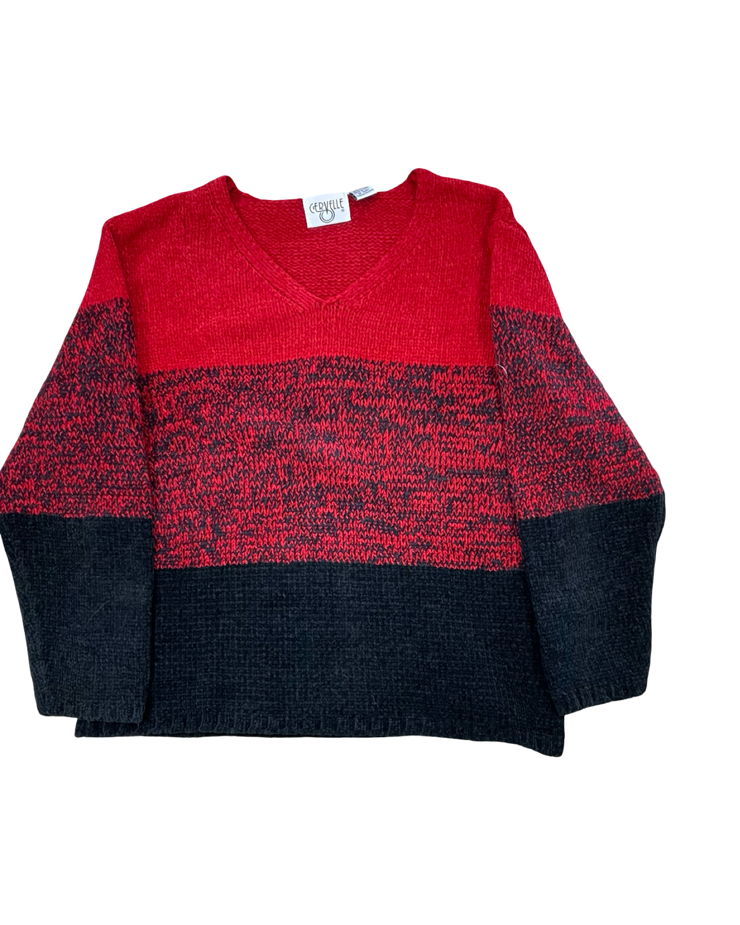 Sweater By Clothes Mentor In Red, Size:L