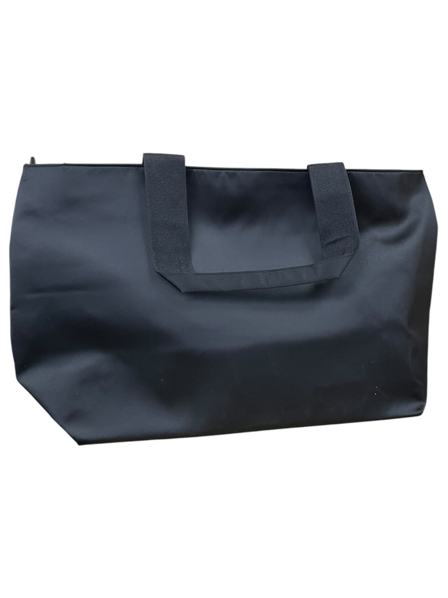 Tote By Victorias Secret In Black & Silver, Size:Large