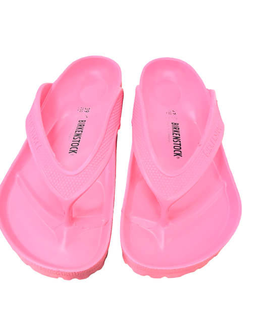 Sandals Flats By Birkenstock In Pink, Size:8