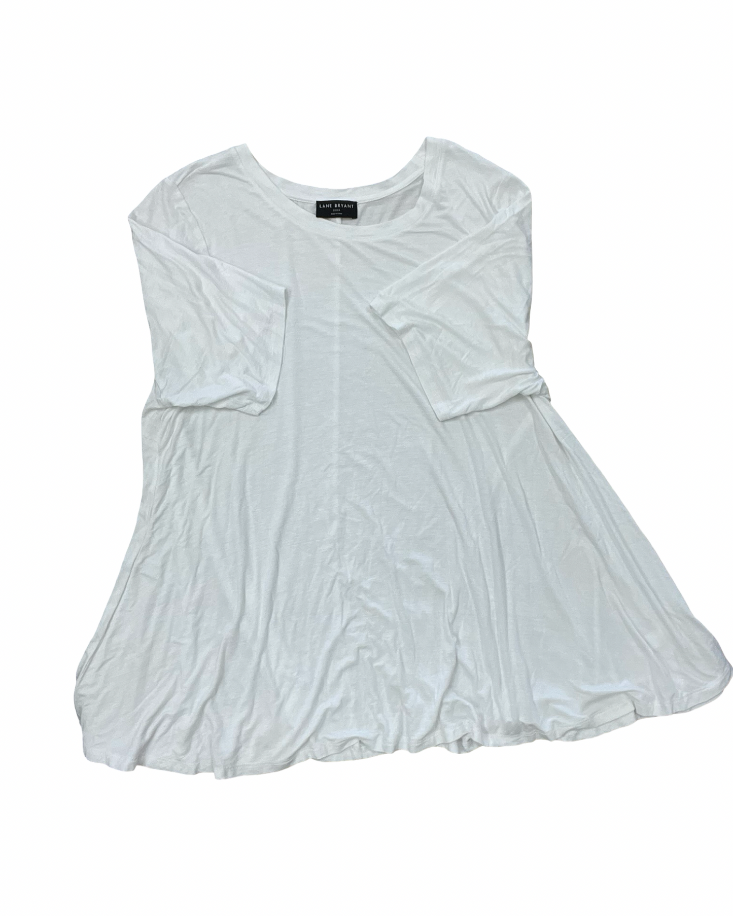 Top Ss By Lane Bryant In White, Size:3X