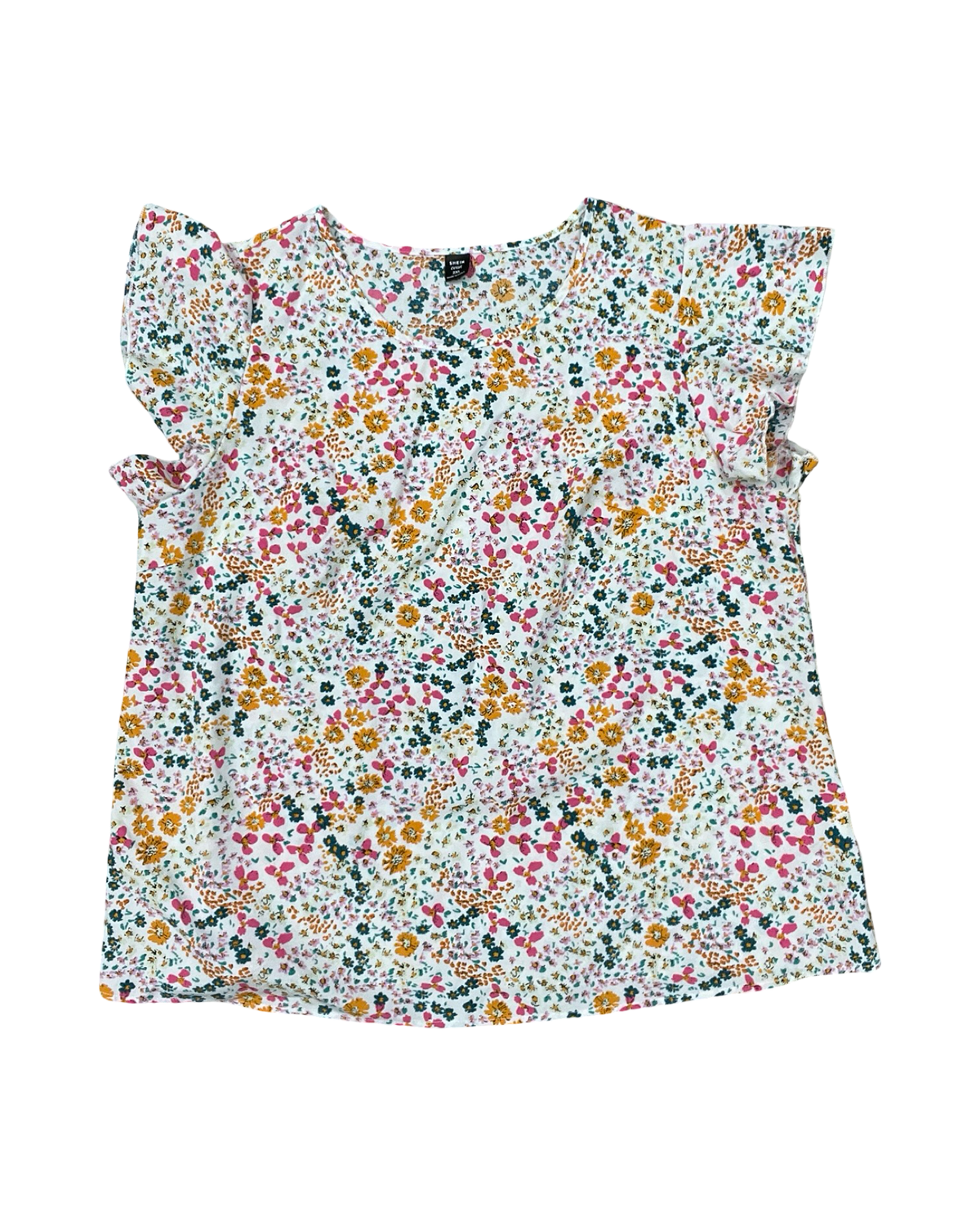 Top Ss By Shein In Floral Print, Size:2X