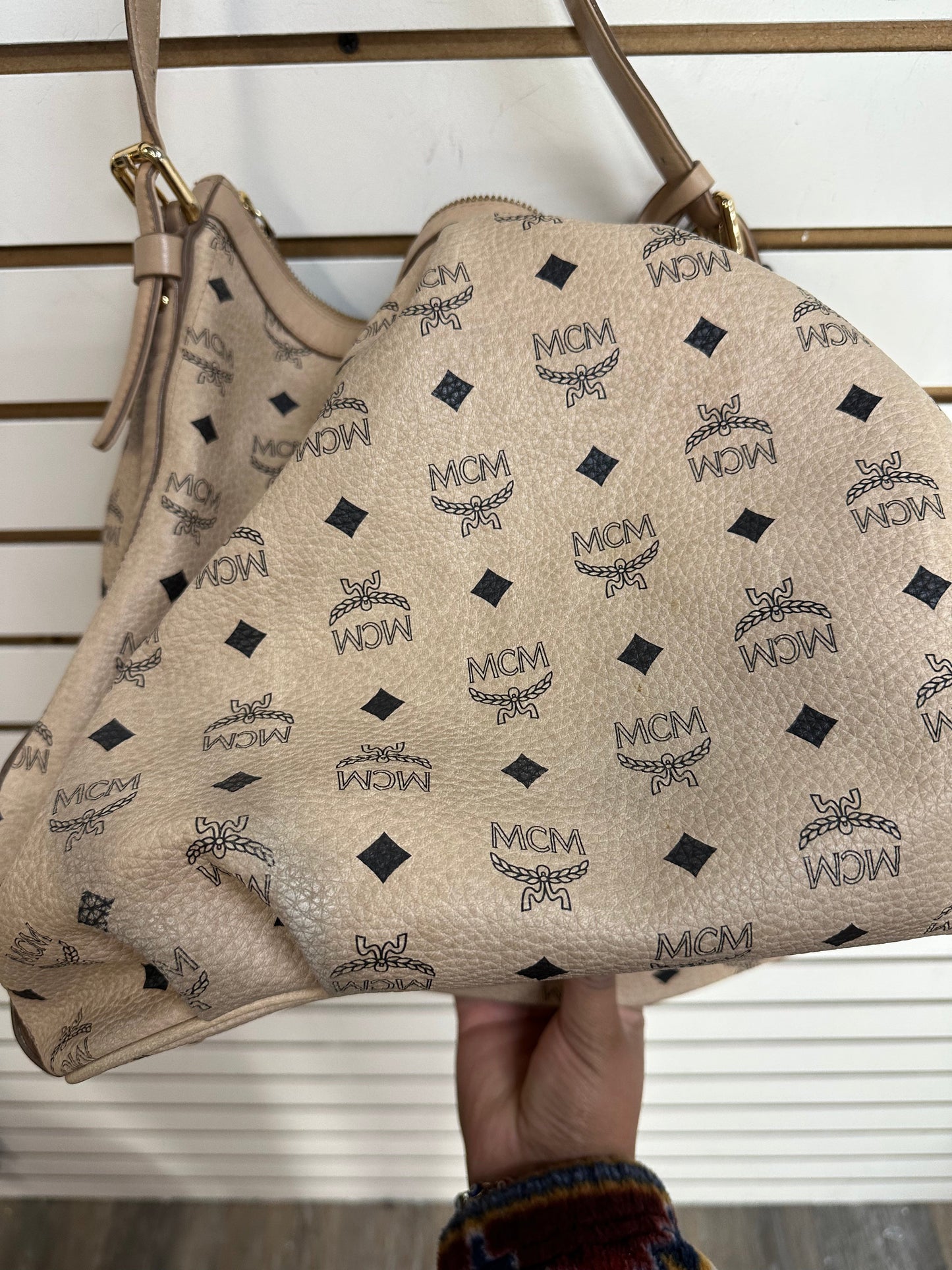 Handbag Luxury Designer By Mcm  Size: Large