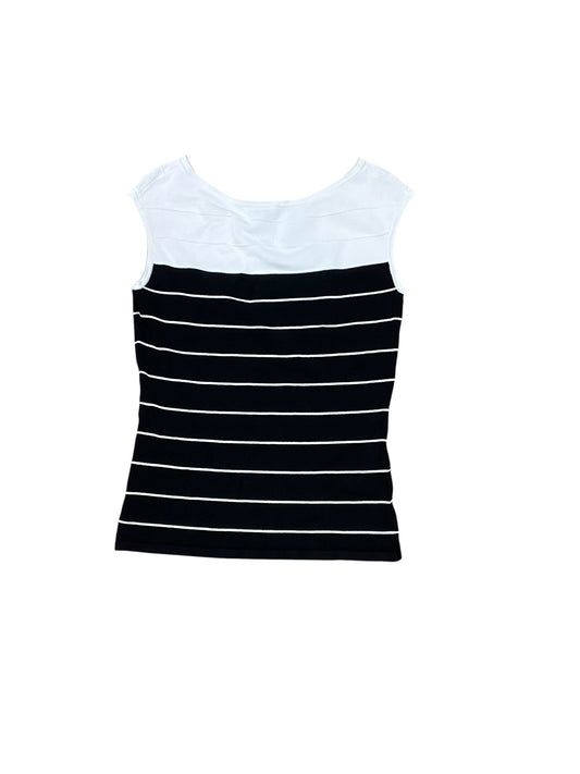 Top Sleeveless By White House Black Market In Black & White, Size:S