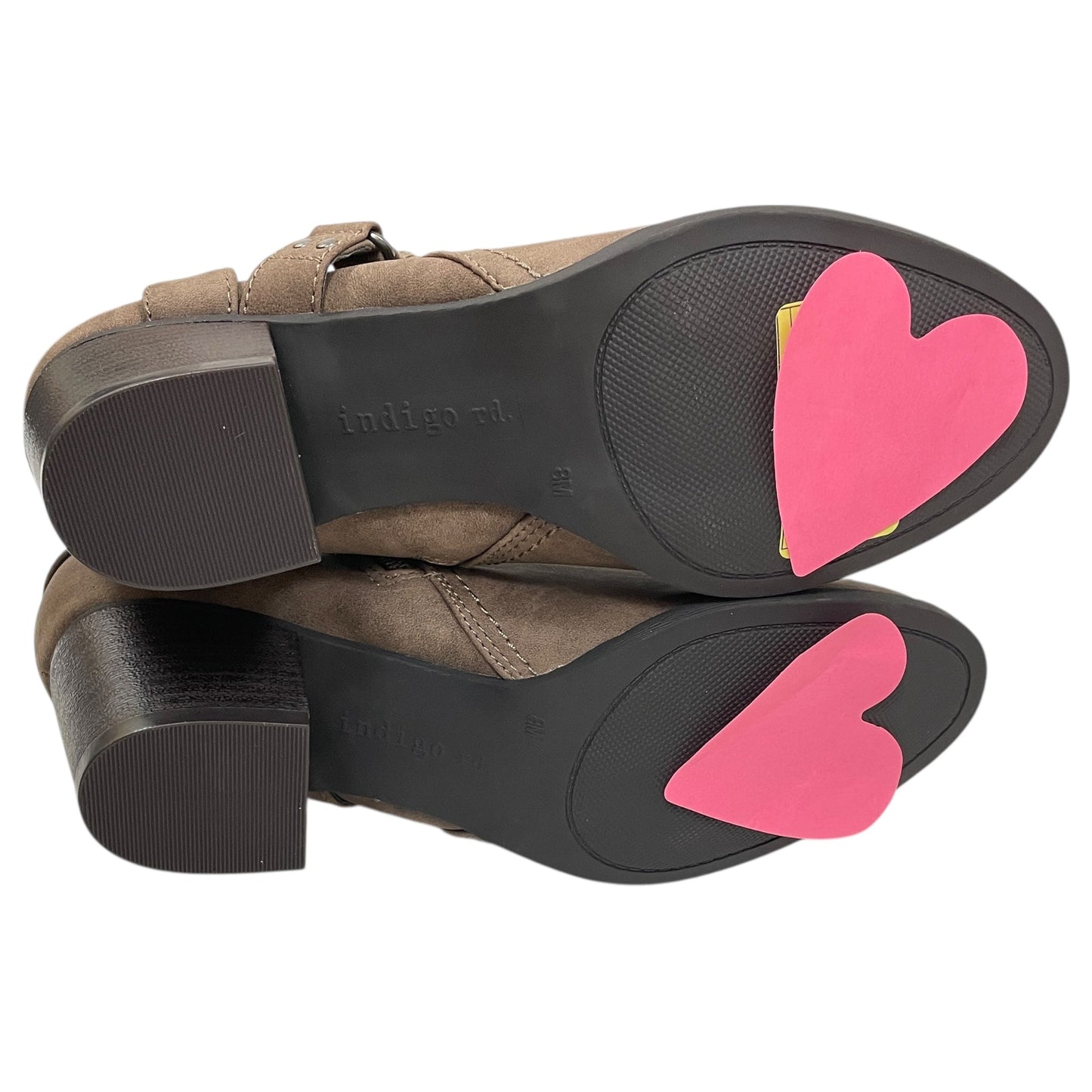 Boots Ankle Heels By Indigo Rd In Taupe, Size:8