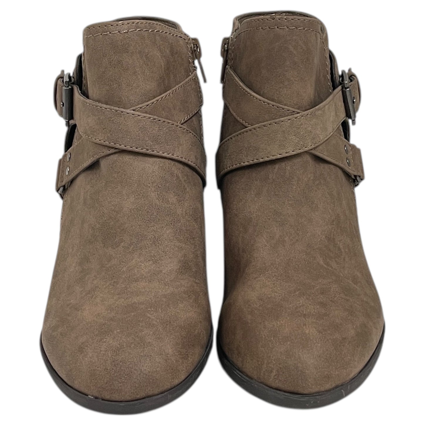 Boots Ankle Heels By Indigo Rd In Taupe, Size:8