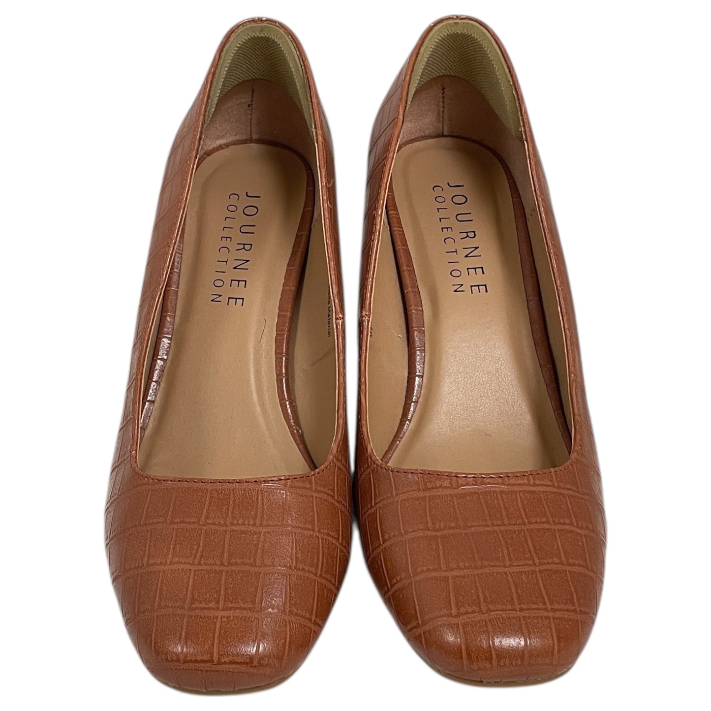 Shoes Heels Stiletto By Journee In Brown, Size:9