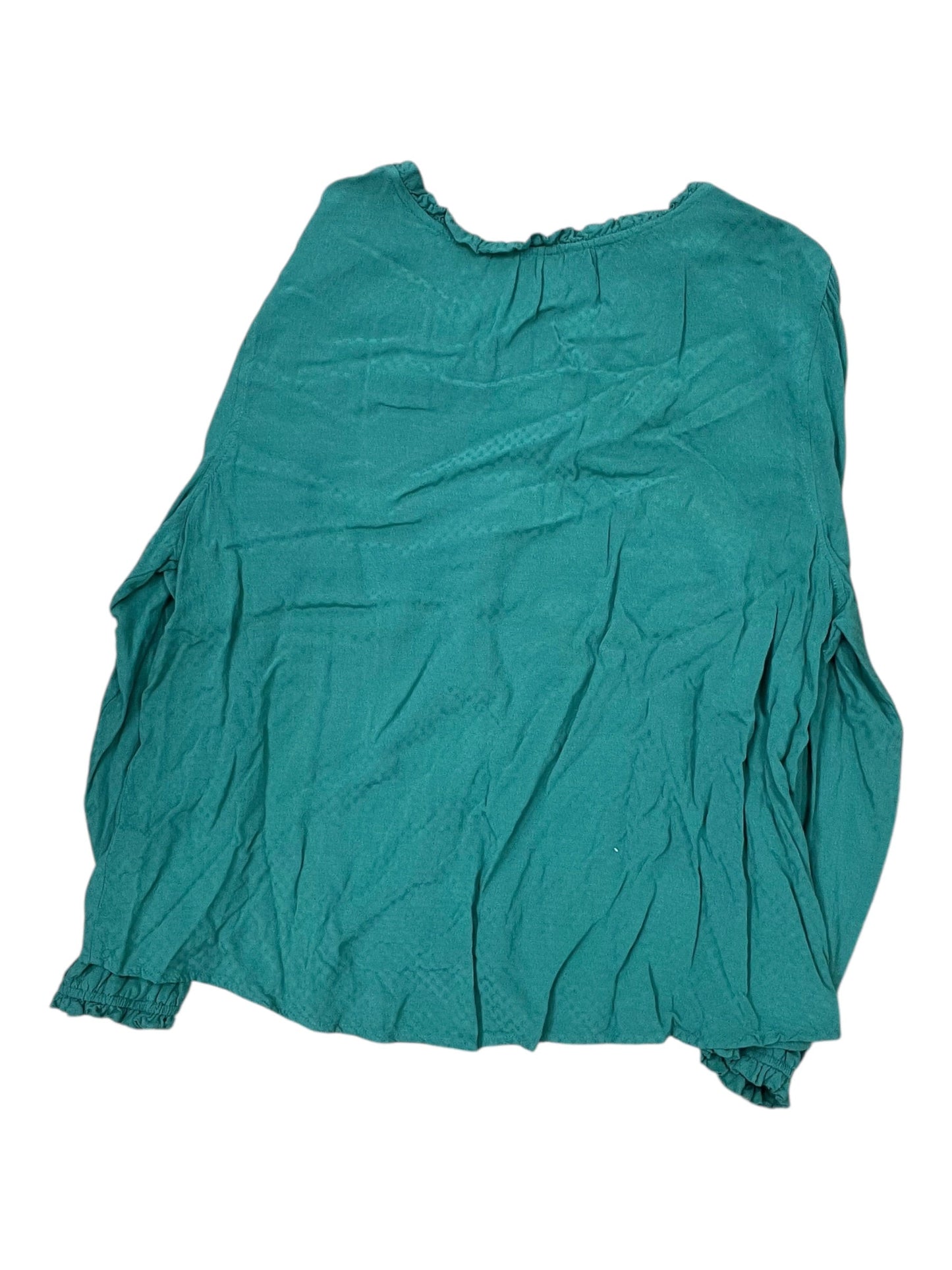 Top Ls By Croft And Barrow In Green, Size:1X