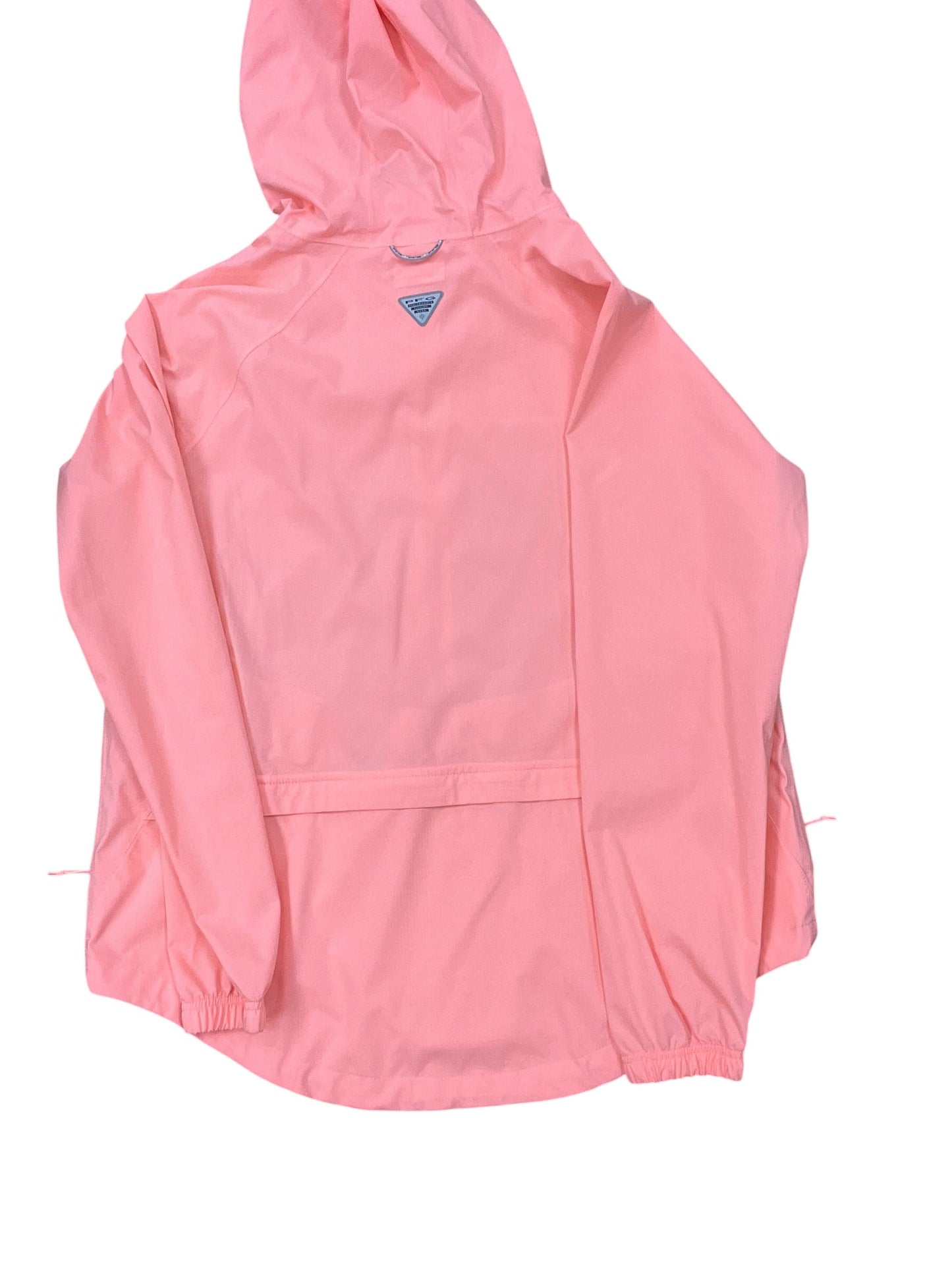 Jacket Windbreaker By Columbia In Peach, Size:Xl