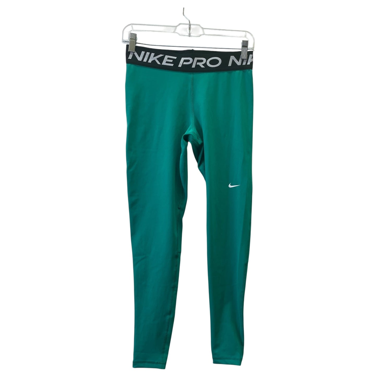 Athletic Leggings By Nike In Green, Size:M