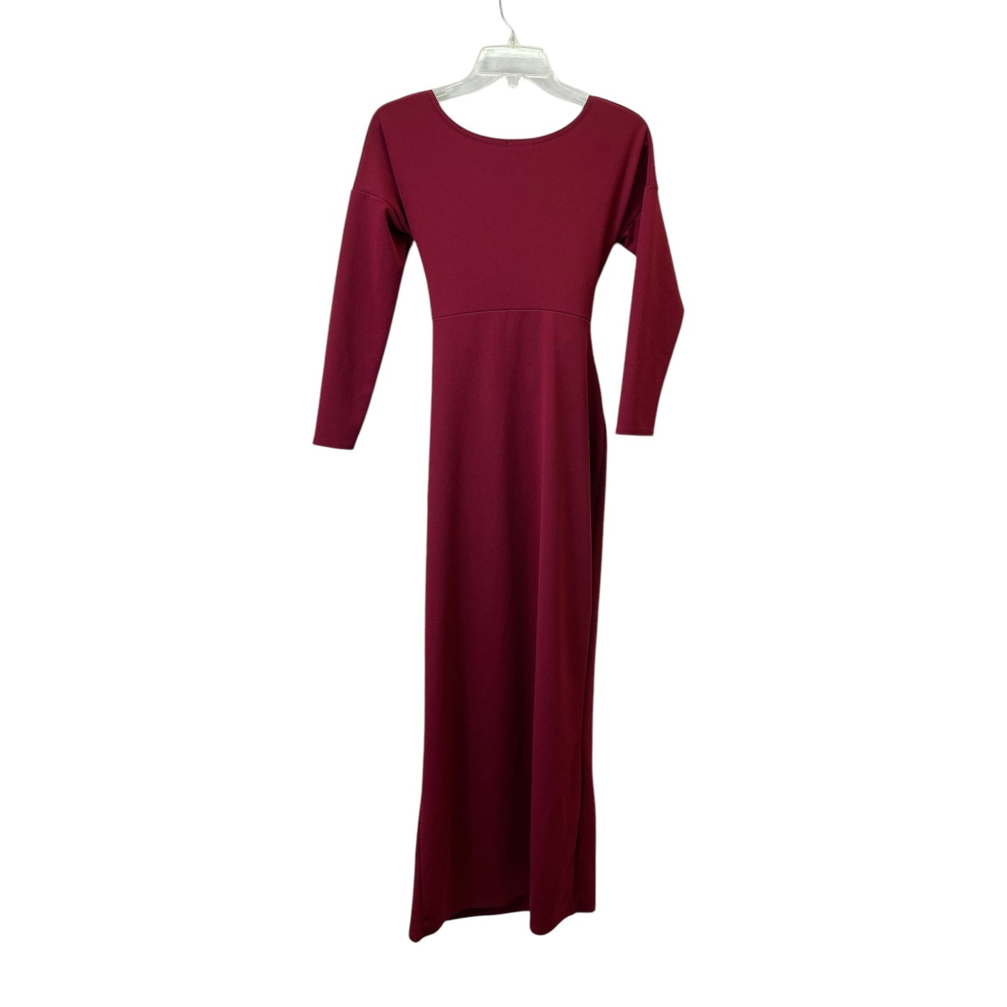 Dress Party Long By Boohoo Boutique In Purple, Size:12