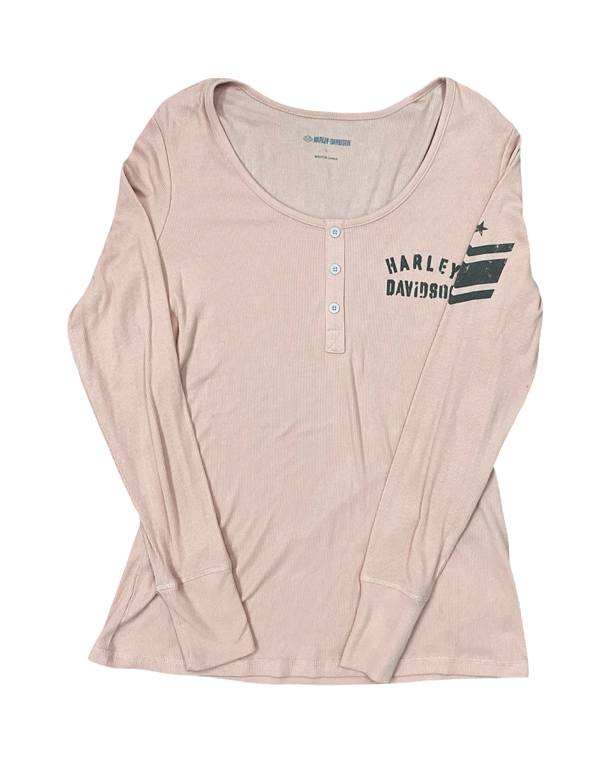Top Ls By Harley Davidson In Orange, Size:L
