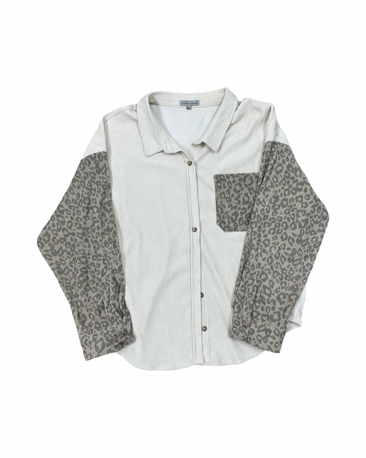 Blouse Ls By Wishlist In Tan, Size:L