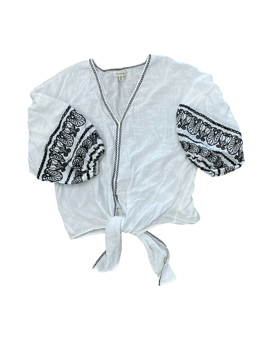 Top Ls By Max Studio In Black & White, Size:M