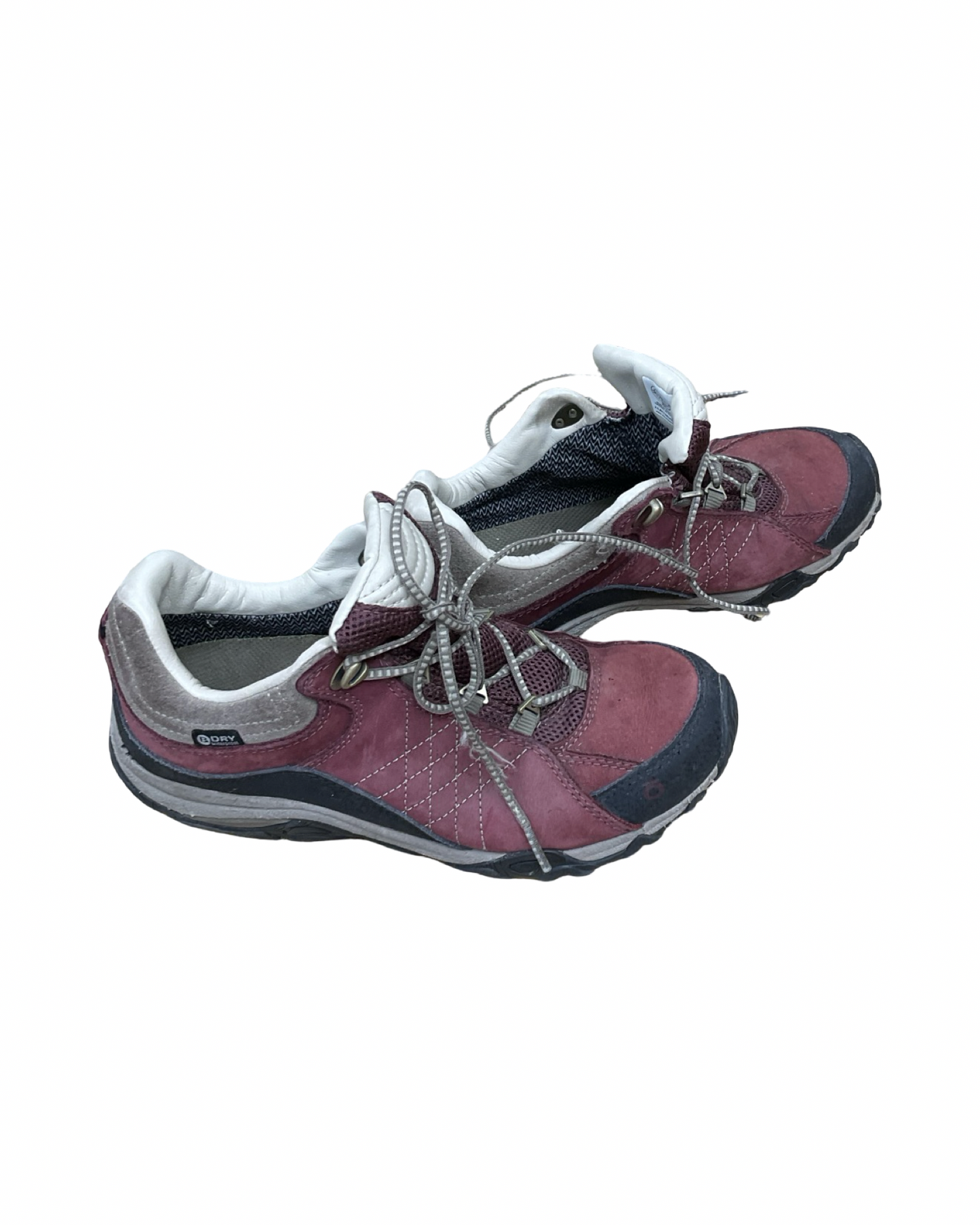 Shoes Hiking By Clothes Mentor In Maroon, Size:7