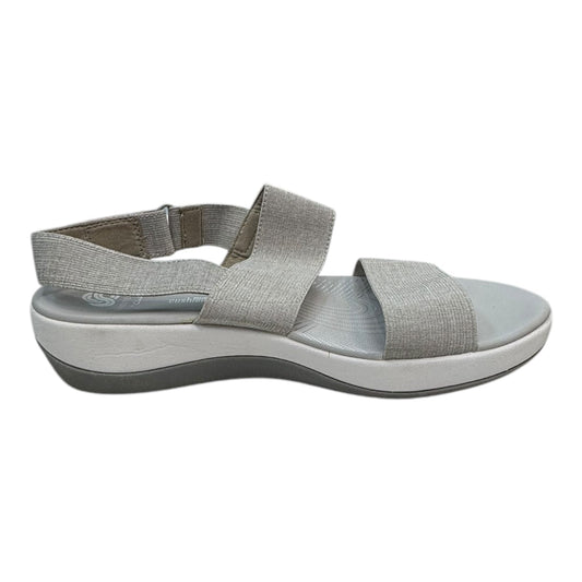 Sandals Flats By Clarks In Grey, Size:8