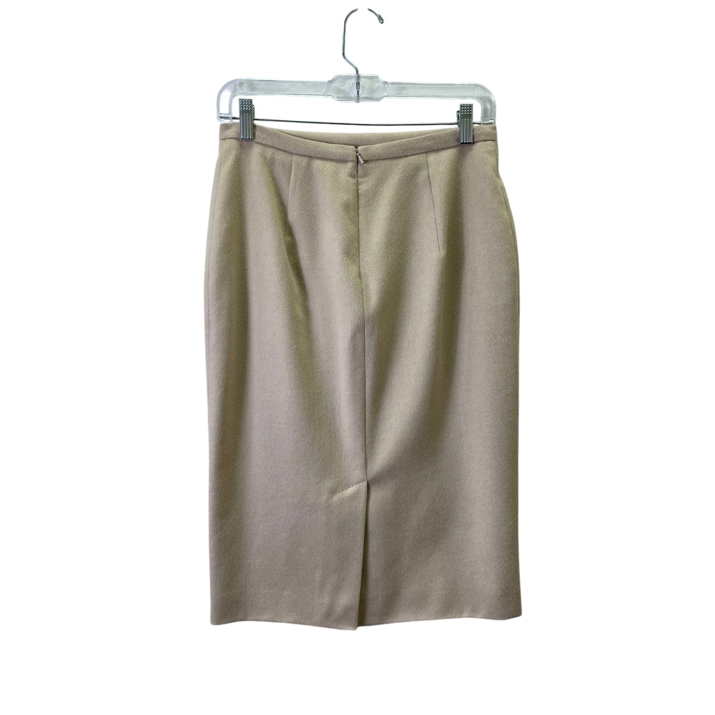 Skirt Designer By Max Mara In Beige, Size:6