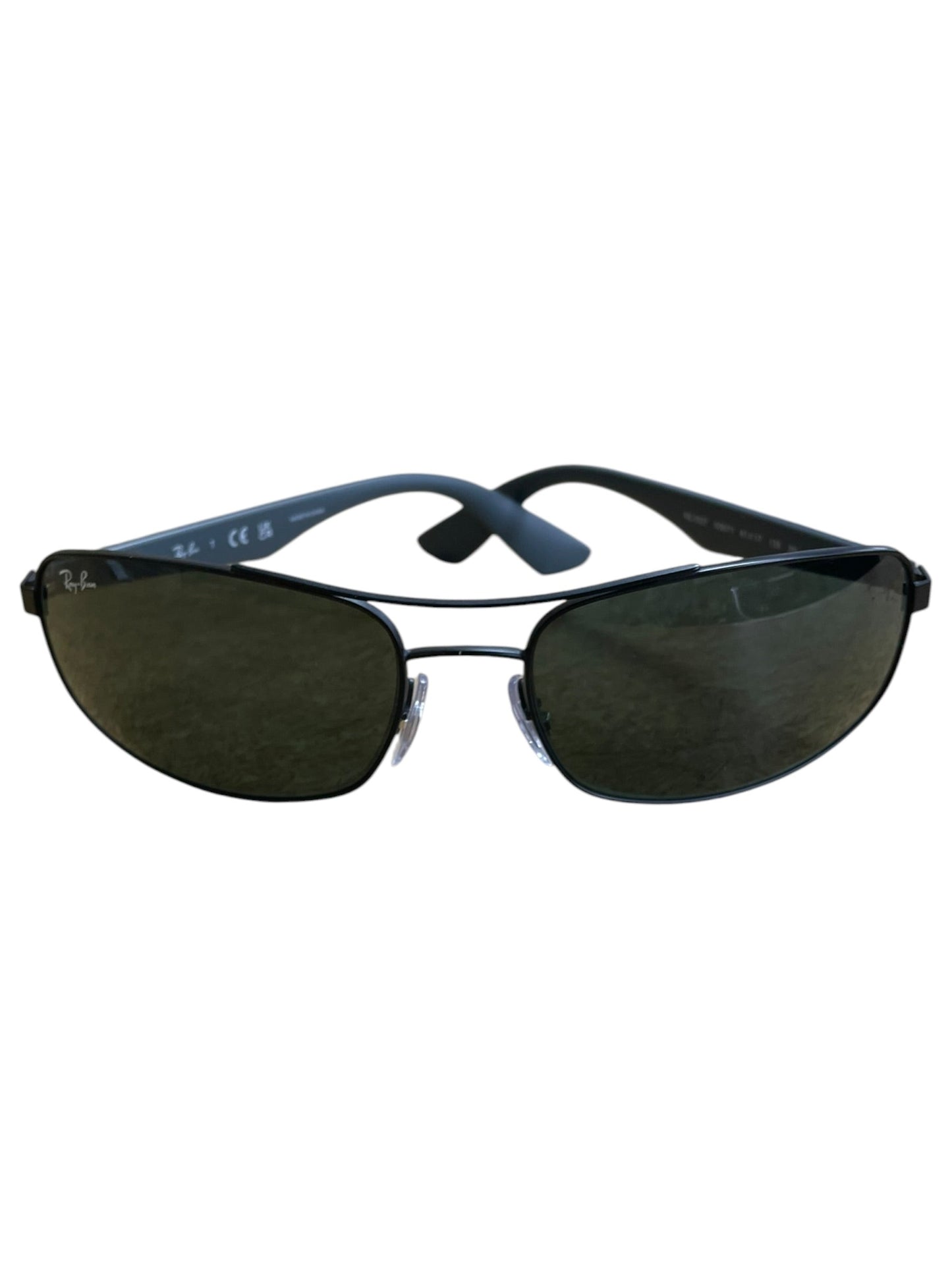 Sunglasses Designer By Ray Ban In Grey & Silver