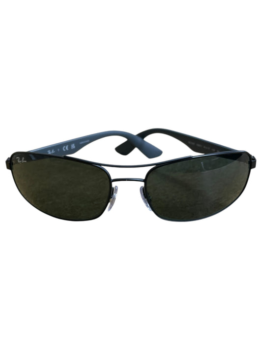 Sunglasses Designer By Ray Ban In Grey & Silver