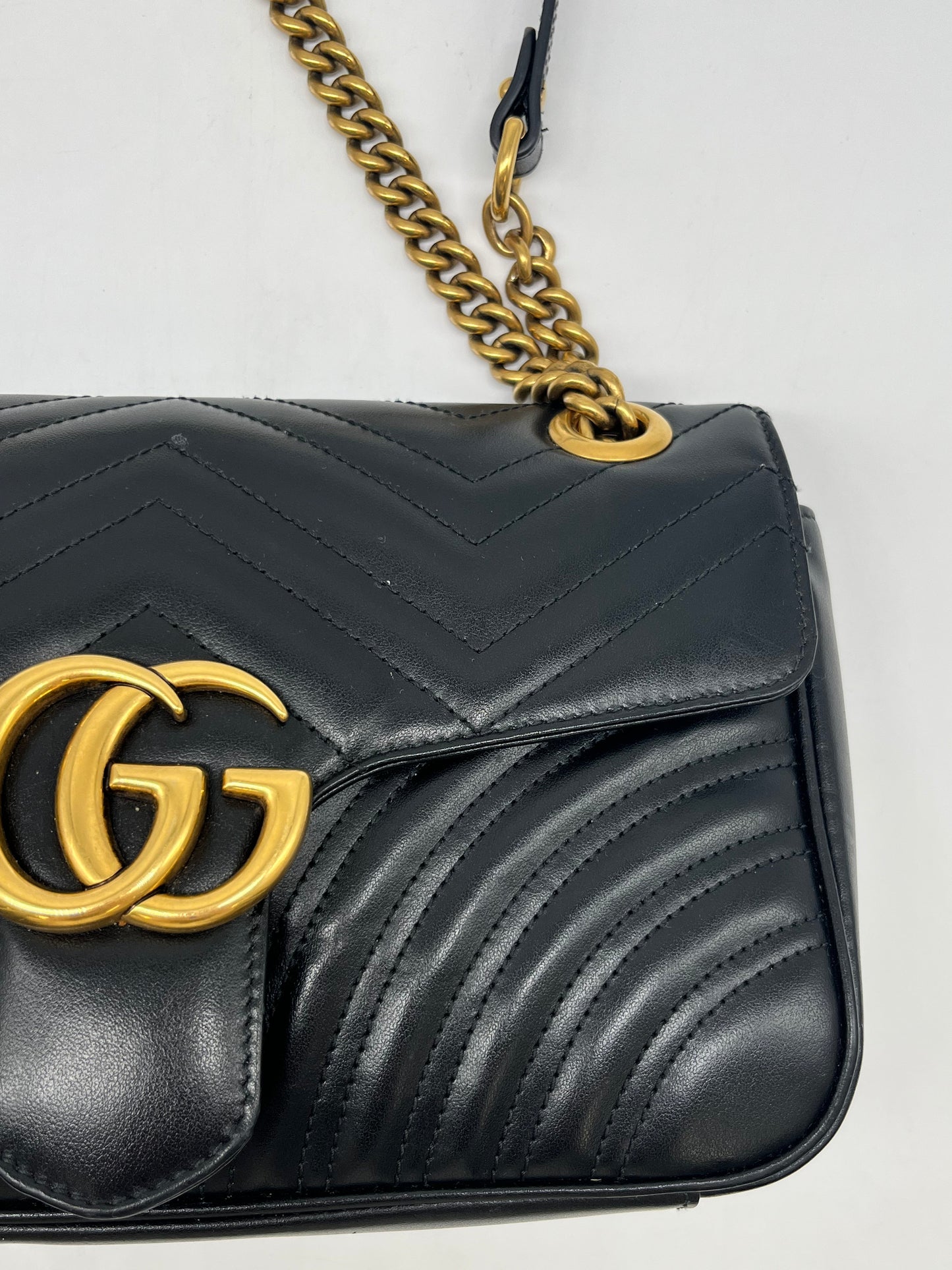 Handbag Luxury Designer By Gucci, Size: Small