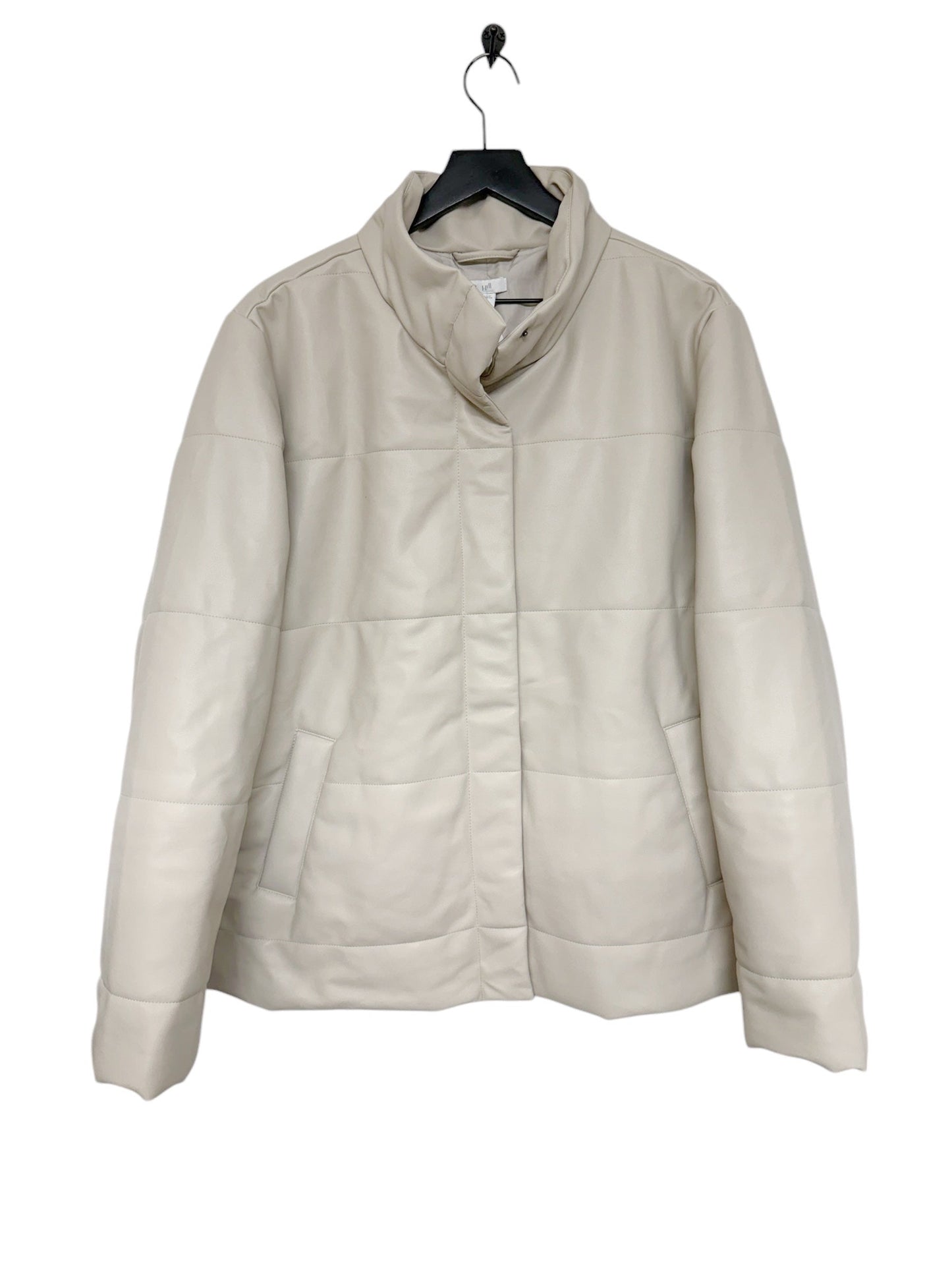 Jacket Puffer & Quilted By J. Jill In Cream, Size: Xl