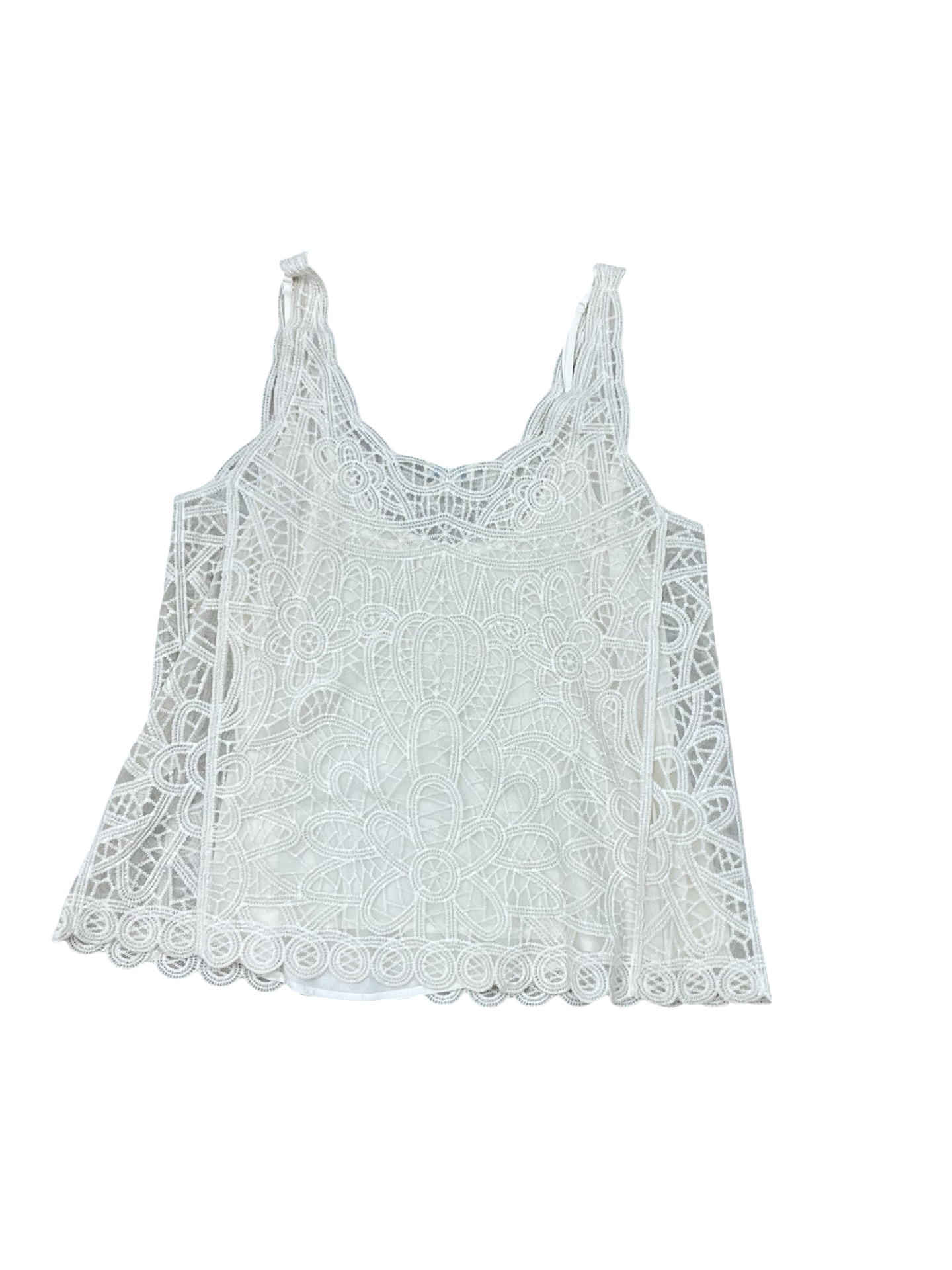 Top Sleeveless By Sundance In Cream, Size:L