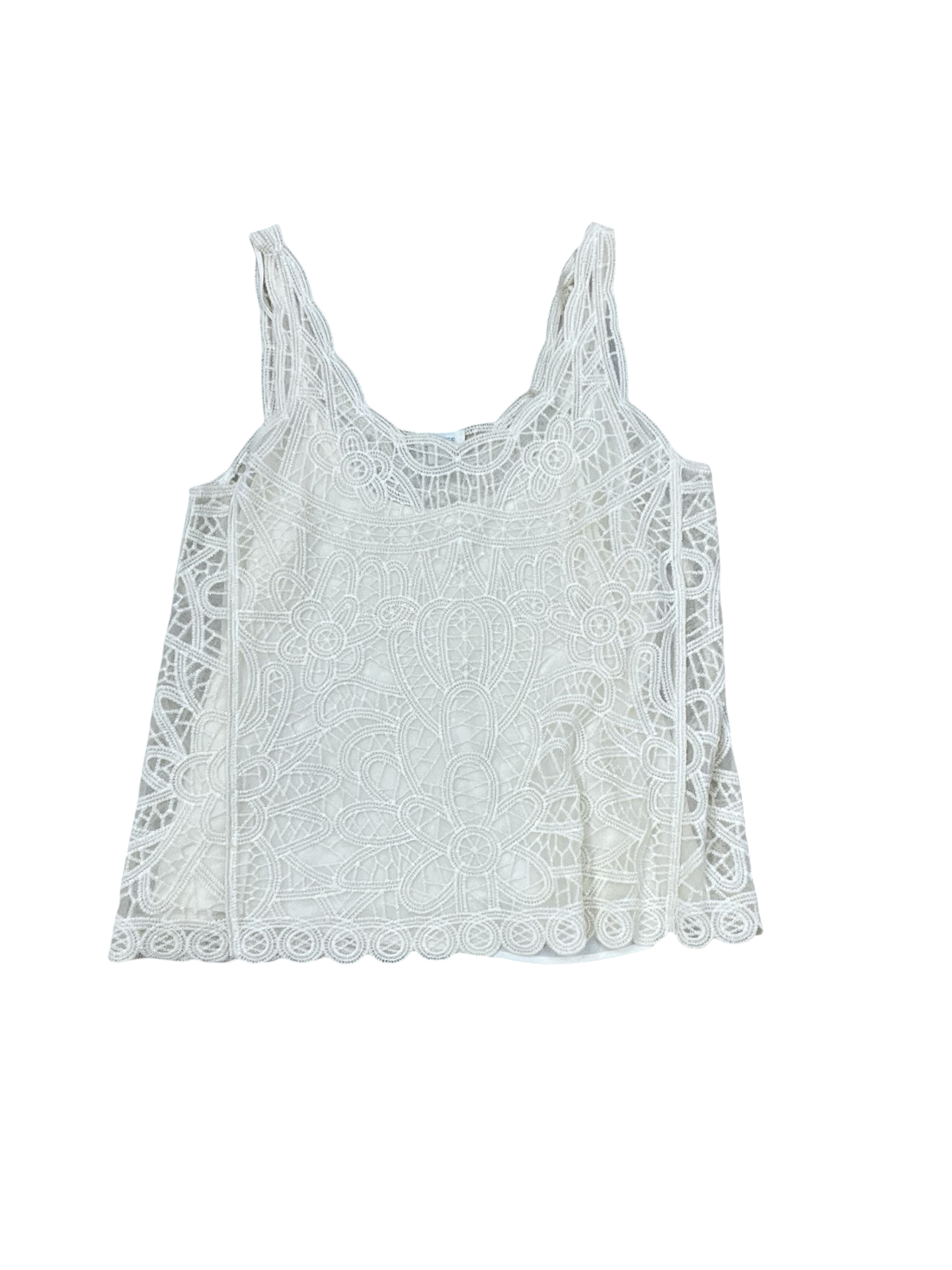 Top Sleeveless By Sundance In Cream, Size:L