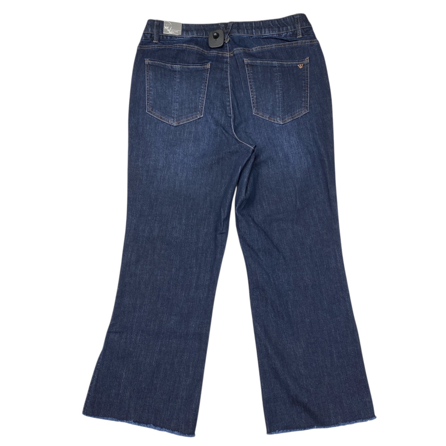 Jeans Straight By Wit & Wisdom In Blue Denim, Size:14