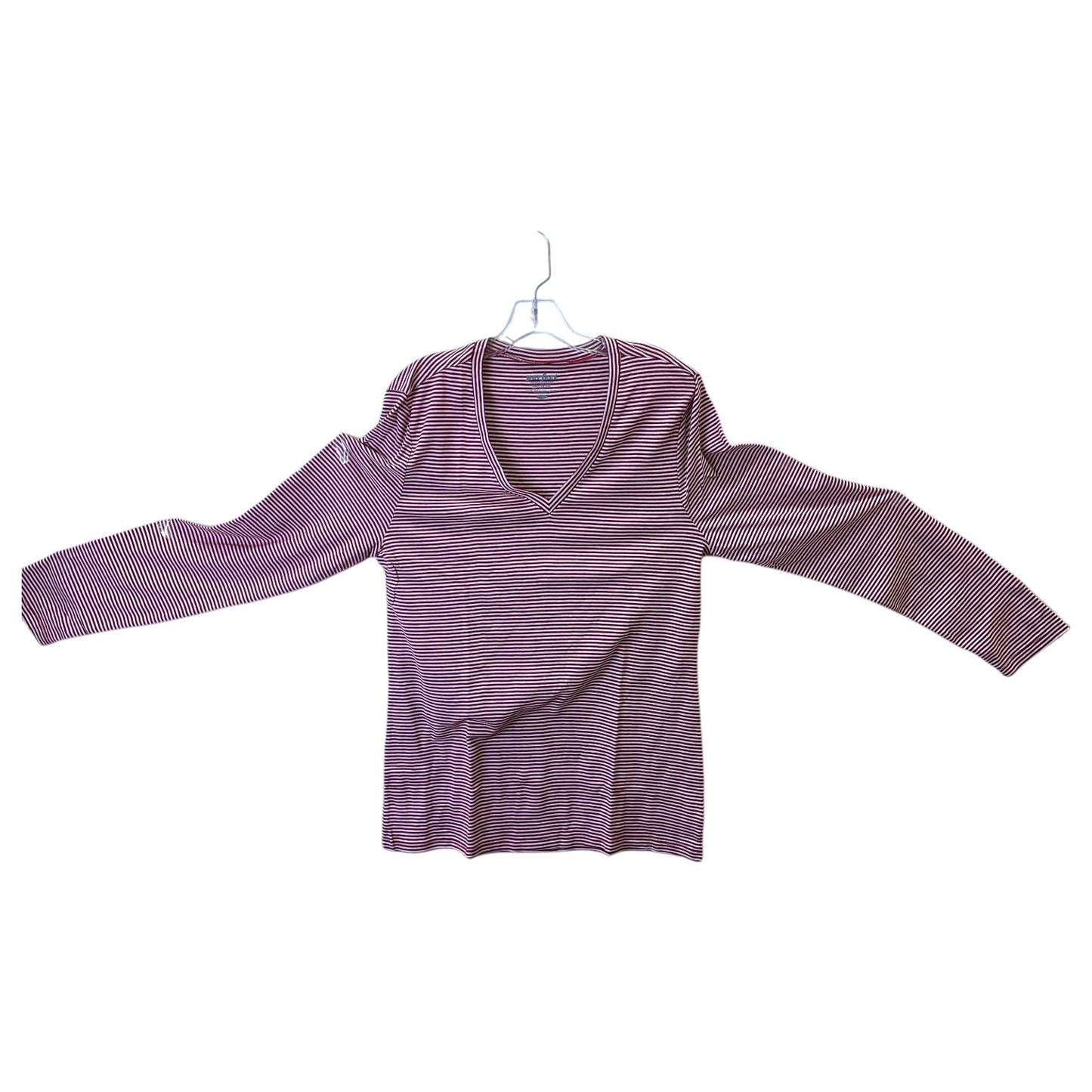 Top Ls Basic By Old Navy In Red & White, Size:1X