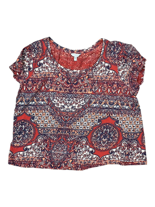 Top Ss By Lucky Brand In Orange, Size:2X