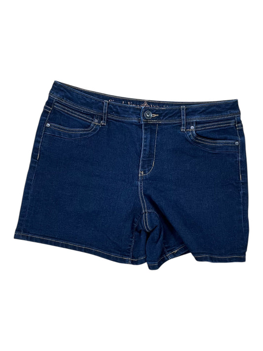 Shorts By Simply Vera In Blue Denim, Size:10