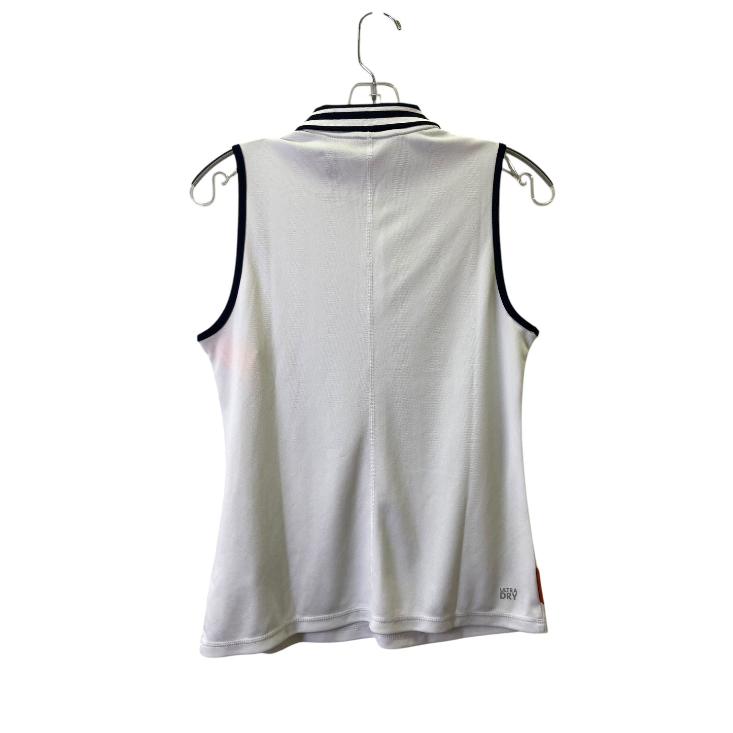 Athletic Tank Top By Lacoste In White, Size:Xs