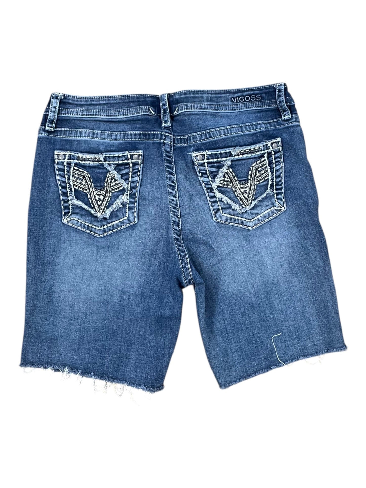 Shorts By Vigoss In Blue Denim, Size:14