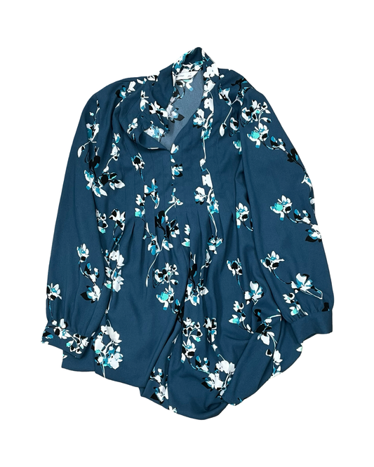 Dress Casual Midi By Nine West In Teal, Size:L