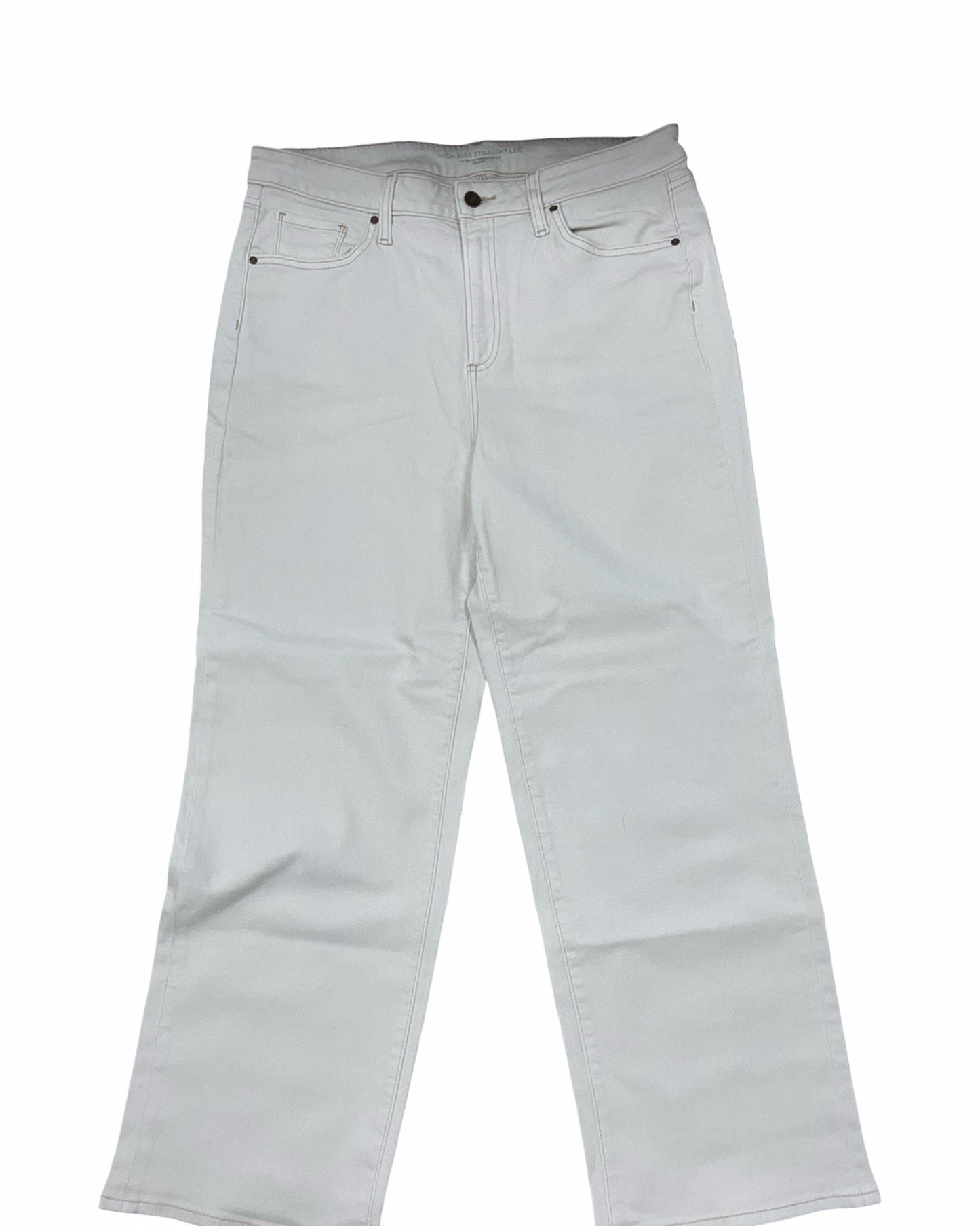 Jeans Straight By Chicos In Cream Denim, Size:12