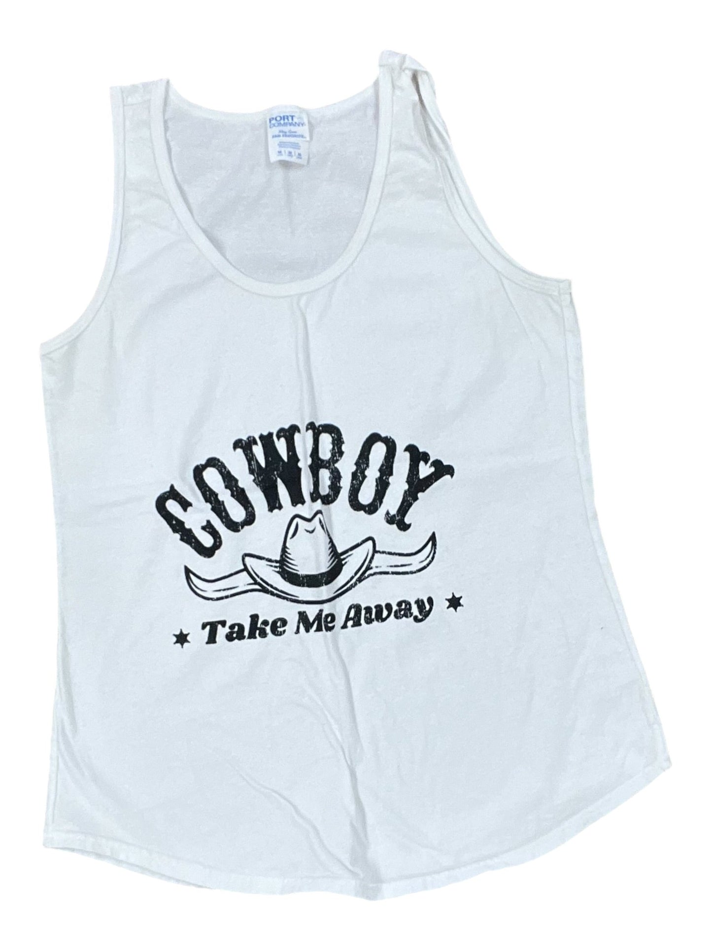 Tank Top By Port & Company In White, Size:M