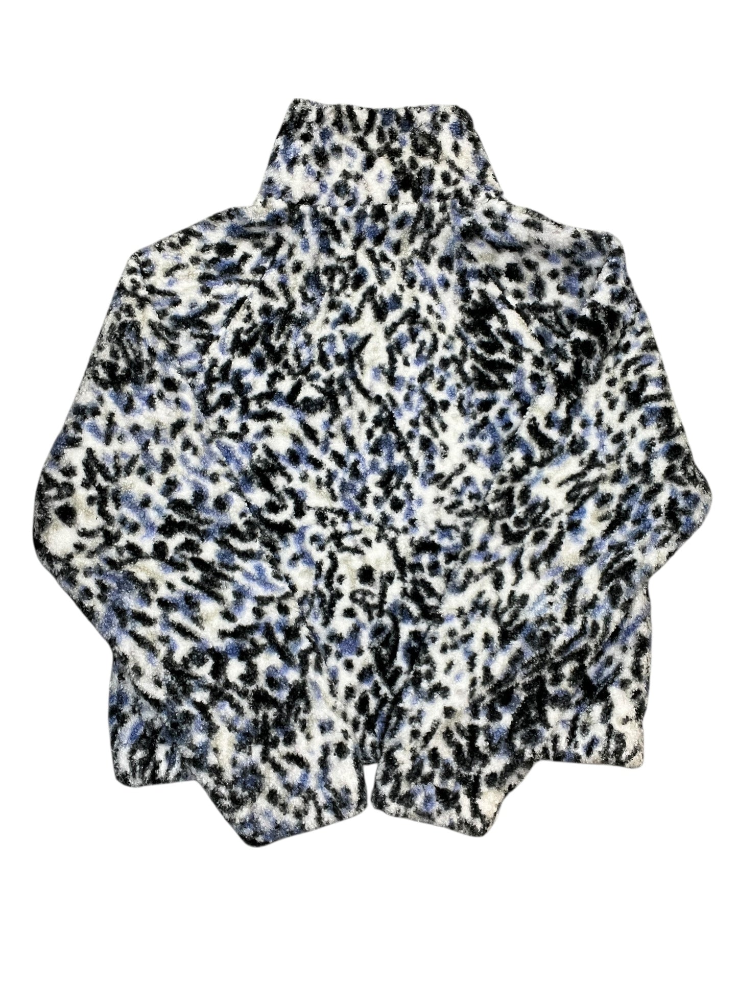 Sweatshirt Collar By Sage In Blue & White, Size:S