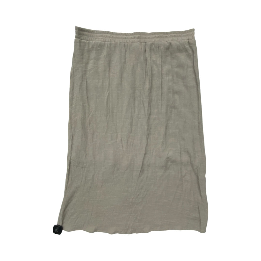 Skirt Maxi By Apt 9 In Grey, Size:Xl