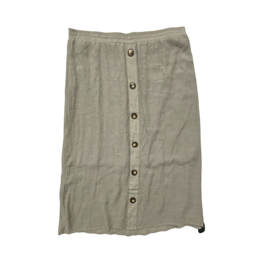 Skirt Maxi By Apt 9 In Grey, Size:Xl