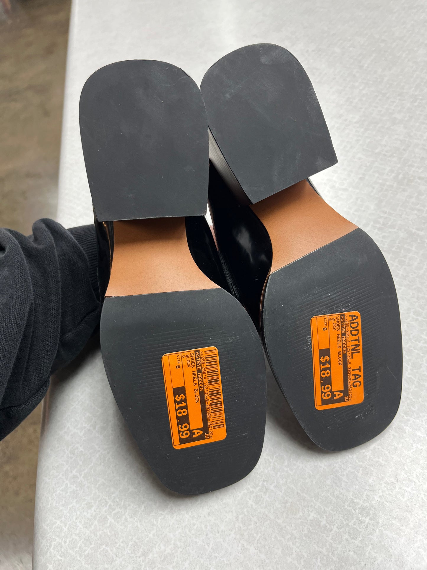 Shoes Heels Block By Steve Madden In Black, Size:6