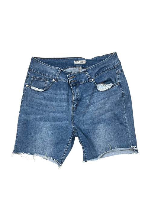 Shorts By Clothes Mentor In Blue Denim, Size:22