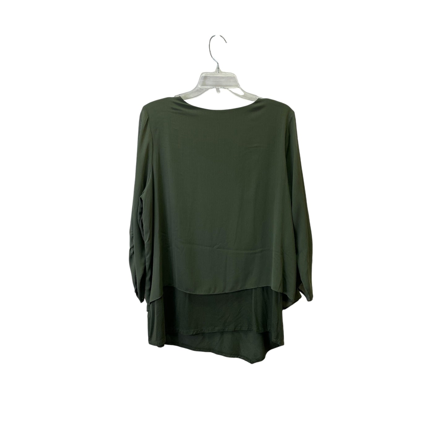 Top 3/4 Sleeve Basic By Apt 9 In Green, Size:Xl